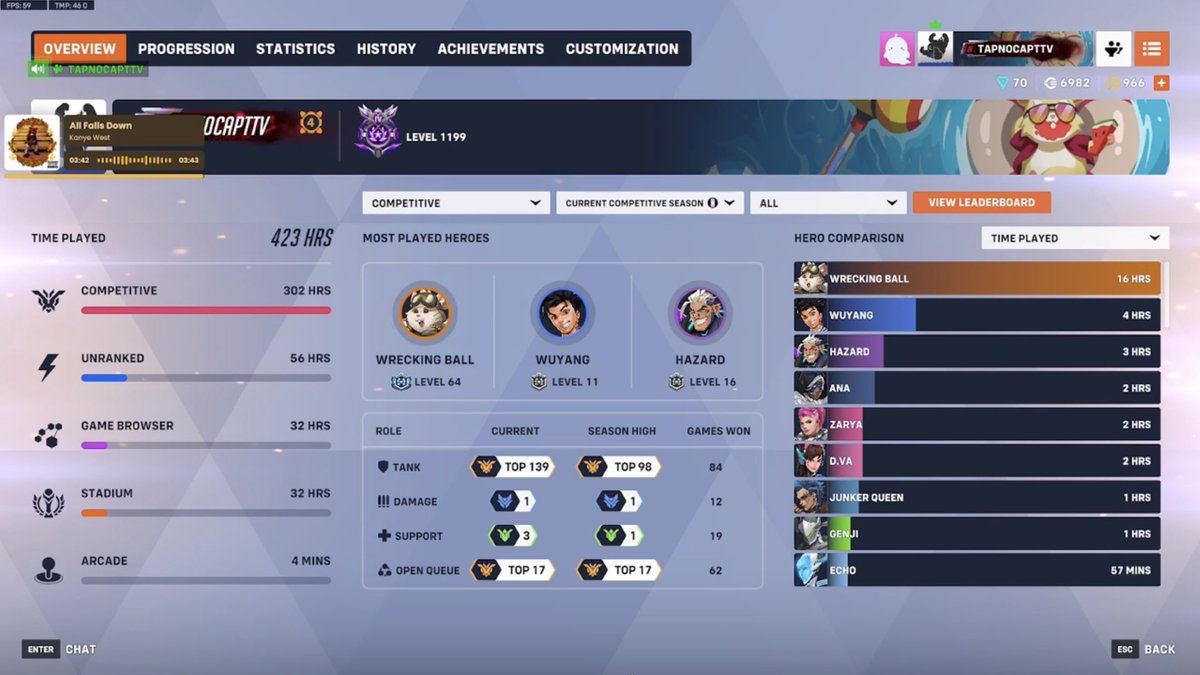 TapNoCap's tweet image. Bubblegum rank in 6v6 and Grape rank in 5v5! We're not that washed let's gooo!