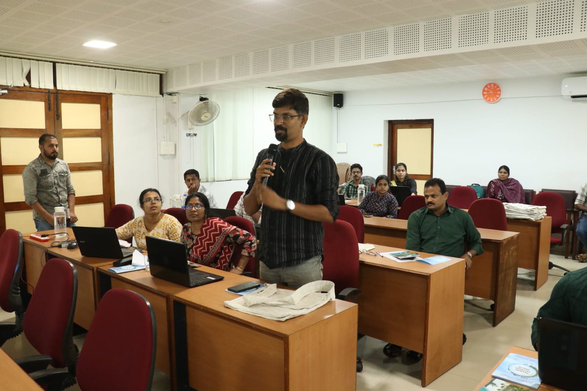 CWRDM1's tweet photo. Inaugural session of the WRMTP 'Hands on training with QGIS and QSWAT'. https://t.co/8Vvgy8JjLf