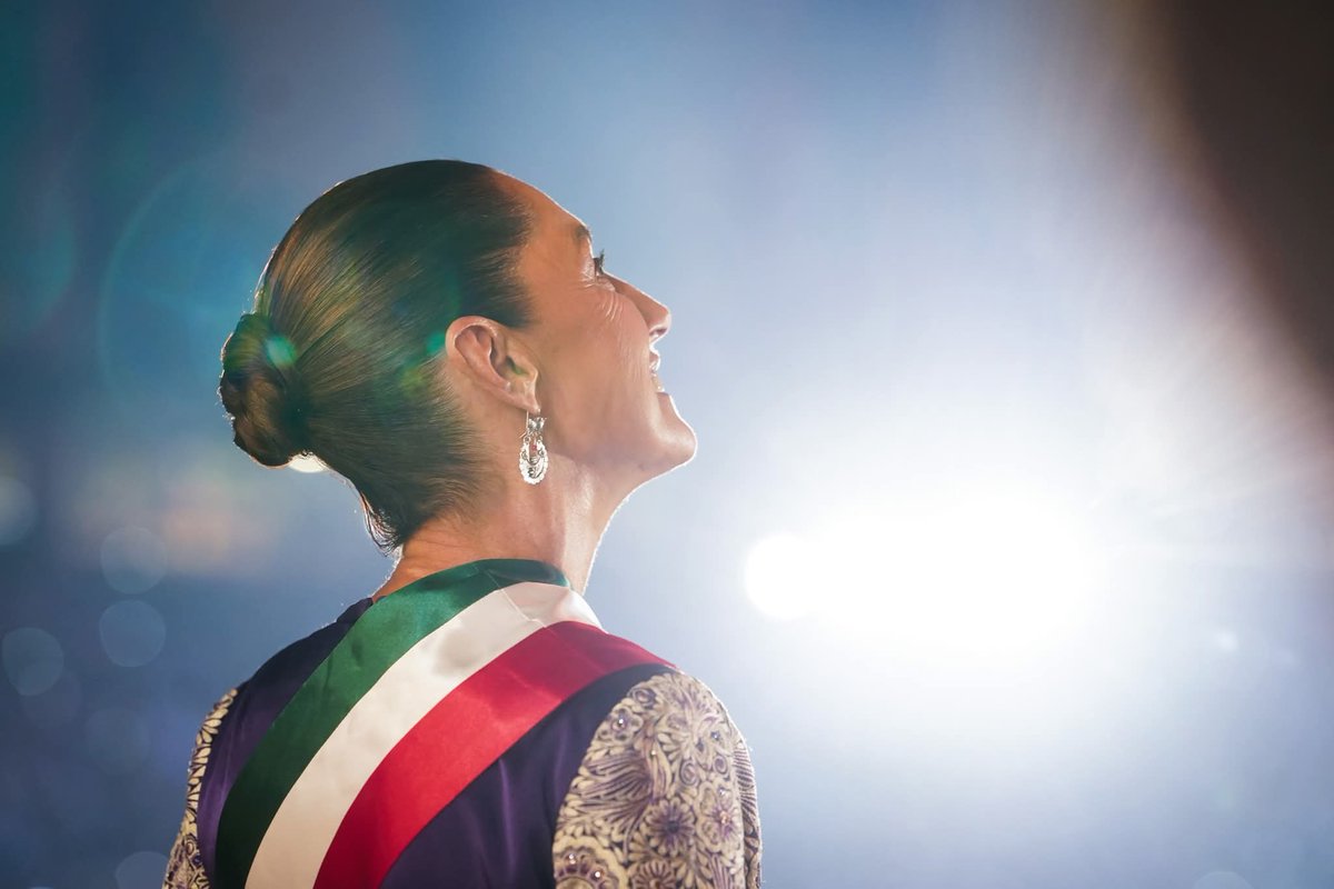 Viva México 🇲🇽🇲🇽🇲🇽🇲🇽 
Nuestra Presidenta <a href="/Claudiashein/">Claudia Sheinbaum Pardo</a>