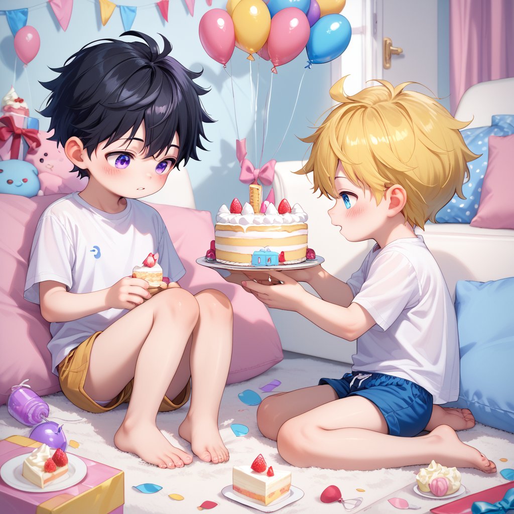 Muko1589's tweet photo. My Birthday #AIart #AIイラスト︎ #ショタ https://t.co/4NPKHreypJ