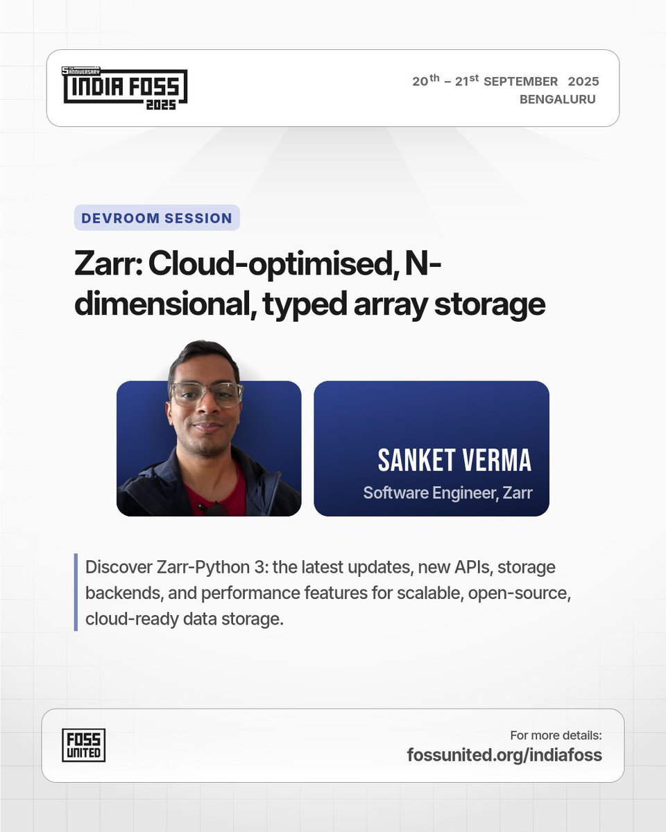 IndiaFOSS 2025 tweet media