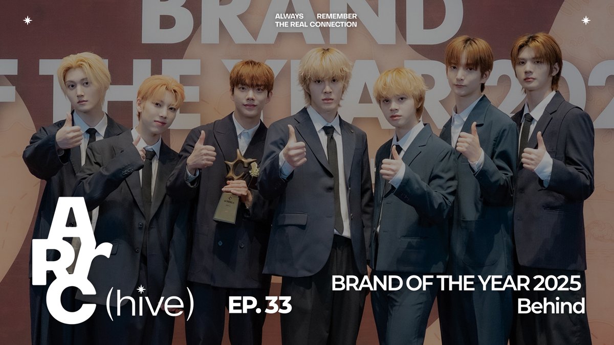 official_arrc's tweet photo. [🎥]
[ARrChive] EP.33 BRAND OF THE YEAR 2025 Behind 

https://t.co/IXBbIsBKe3 

#ARrC #아크 
#2025올해의브랜드대상 
#올해의브랜드���상 
#ARrChive https://t.co/6qxACjKmKP