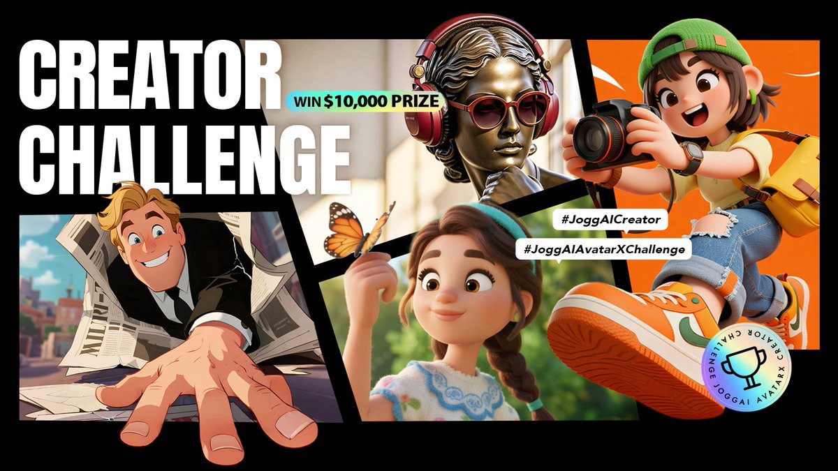 Jogg_ai's tweet photo. 🔥LAST CALL — only 3 days left to enter the AvatarX Creator Challenge! 
$10,000 in prizes + a shot at becoming an official JoggAI partner! 🎬

👉 Learn more:  https://t.co/vDPS0UpCUw https://t.co/pxDXUOZHZW