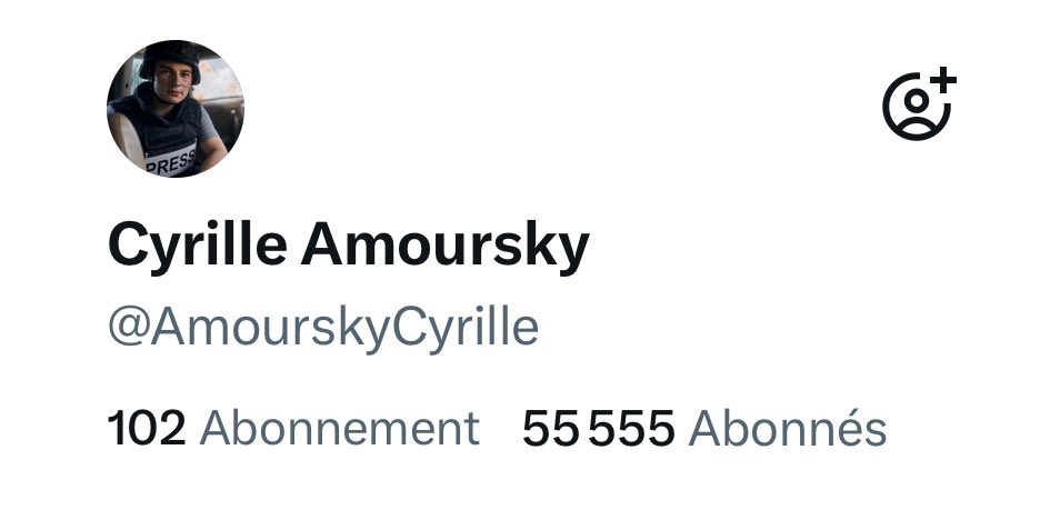 Vous êtes plus de 55.555 à me suivre.

Merci, merci, merci pour votre soutien et vos mots chaleureux !

On ne lâche rien ! 🇺🇦🇫🇷