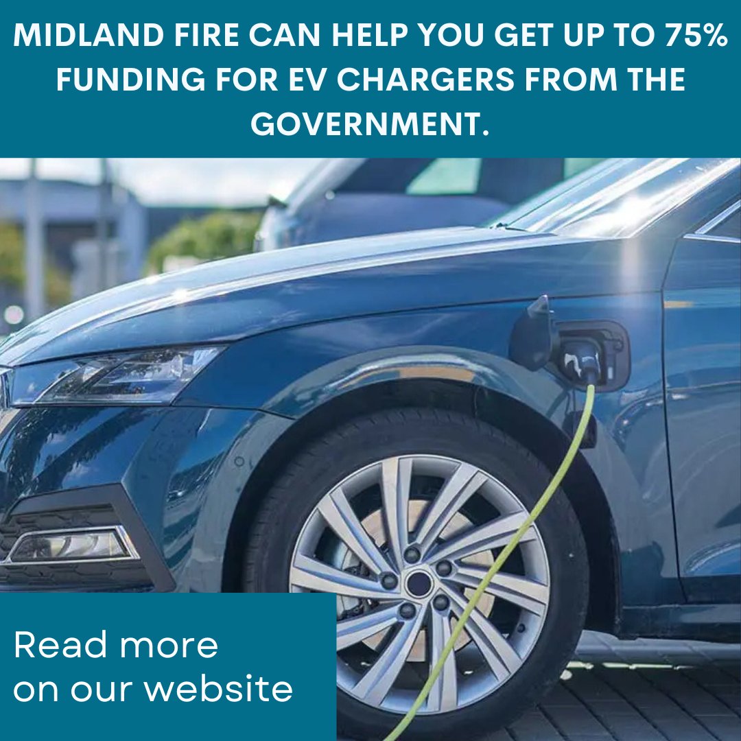 firedetection's tweet image. Electric vehicles are becoming more popular with infrastructure rapidly catching up.
#MidlandFire #EVCharging #ZeroEmissionsVehicles #GovernmentGrants #ElectricVehicles #CleanEnergy #ChargeAtWork #EcoFriendly #GreenTransport #ElectricVehicleCharging