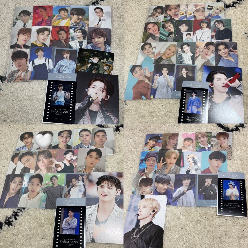 hwbhhe's tweet photo. #SEVENTEEN 
SEVENTEEN  会場 ユニ��� weverse トレカ 交換 セブチ HMV 買取
【譲】
エスクプス ジョンハン ジョシュア ホシ ウォヌ ウジ ミンギュ ドギョム スングァン バーノン ディノ

【求】(リプ欄)
ジュン ミンハオ THE8 
paypay or メルペイ or 振込

郵送交換希望📮

お断りは♡させて頂きます https://t.co/6LAOi6wRDv