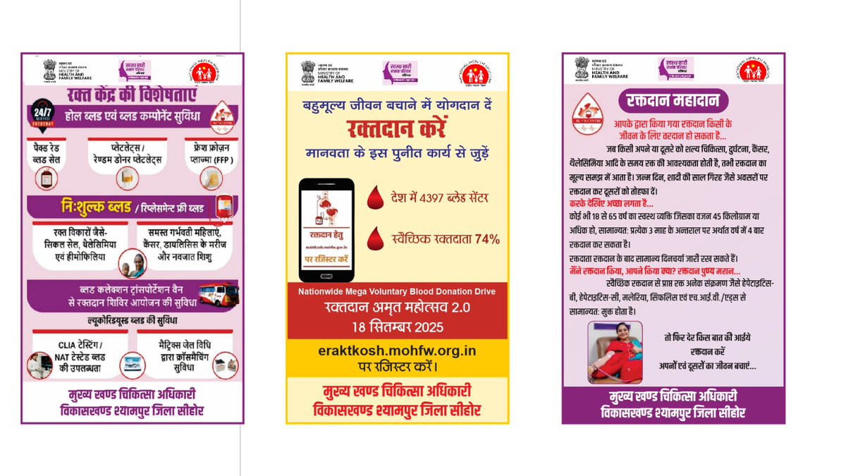 जागरूकता संगोष्‍टी:- शा.क.मा.शा. श्‍यामपुर विकासखण्‍ड श्‍यामपुुर - स्‍वस्‍थ नारी सशक्‍त परिवार अभियान (17.09.25 से 02.10.25) आयोजन
@cmmadhyapradesh
<a href="/rshuklabjp/">Rajendra Shukla</a>
<a href="/nsp2106/">Narendra Shivaji Patel</a>
<a href="/MoHFW_INDIA/">Ministry of Health</a>
<a href="/healthminmp/">Public Health & Medical Education Department, MP</a>
<a href="/CollectorSehore/">Collector Sehore</a>
<a href="/NHM_MP/">National Health Mission MadhyaPradesh</a>
<a href="/mp_iec/">MP Health IEC Bureau</a>