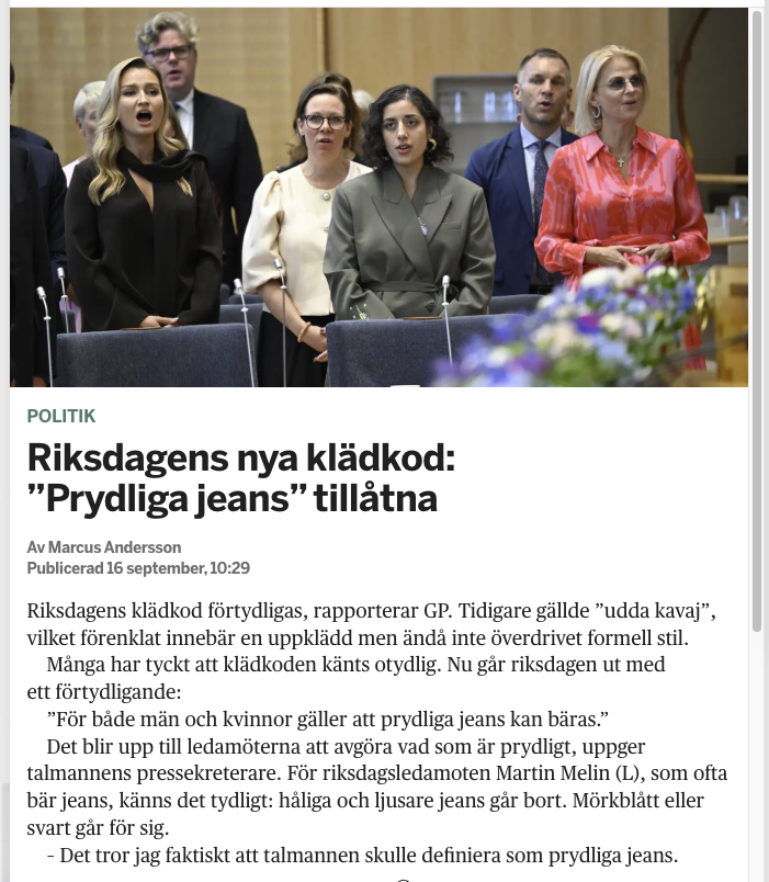 Dekadensen tilltar.