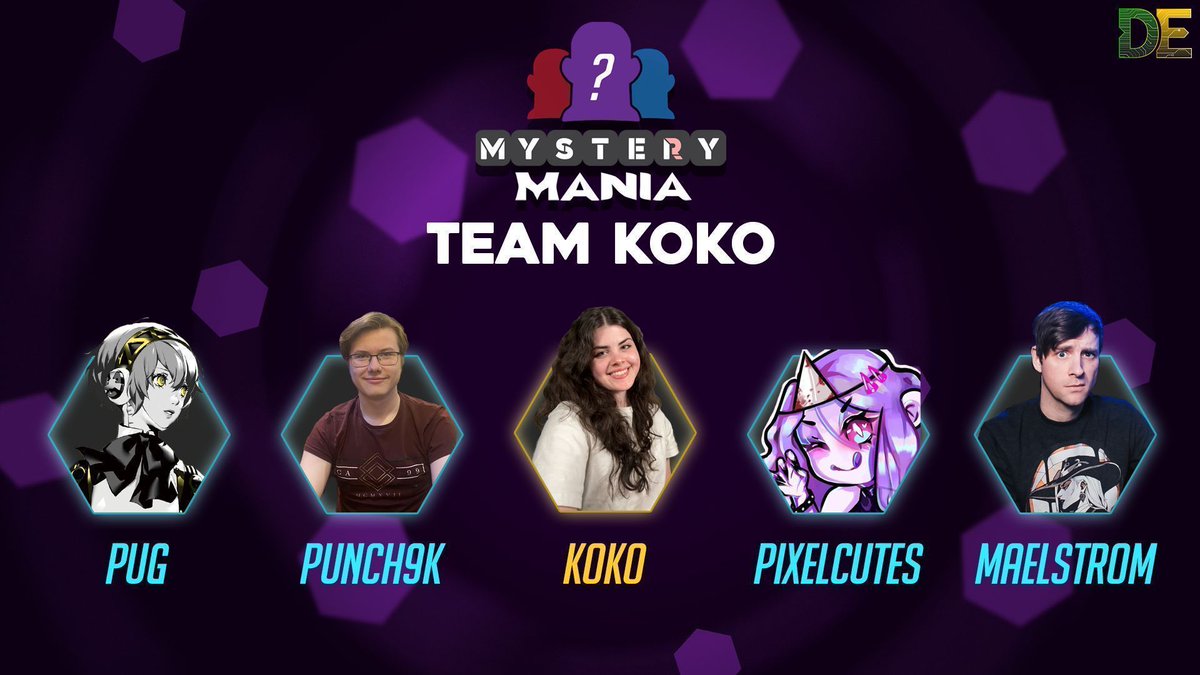 📣 Announcing TEAM KOKO📣 
Will Koko get some crisp headshots on Widowmaker?

⭐<a href="/kokodownunder_/">koko ❀</a>
⭐<a href="/pixelcutes/">pixel 🦇exam hiatus</a>
⭐<a href="/MaelstromDPS/">Maelstrom</a>
⭐<a href="/pugnzecho/">Pug</a>
⭐<a href="/punchy9k/">Punch9K</a>

Look out for our future posts for the next teams!

#Overwatch #MysteryMania