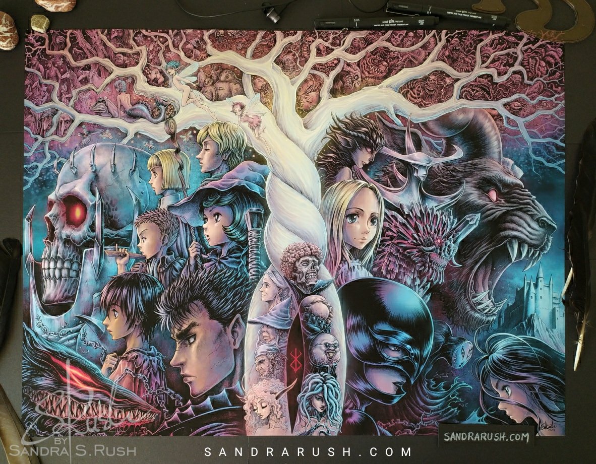 My largest Berserk fanart - Fantasia ❤ A new one is underway 🔥
My Shop &amp; Patreon ➡️ Linktr.ee/SandraRush