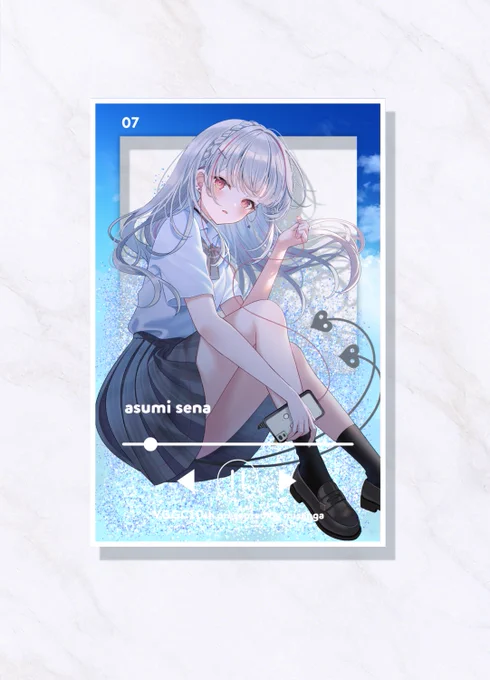 【VGGC10th通販告知】 VGGC10thで出したグリッターアクリルキーホルダーの通販を開始しました!