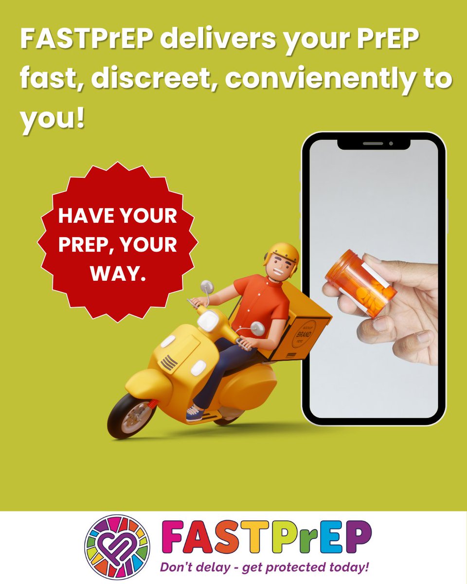 #PrEPCourier 💊

Signed up today to have your PrEP✍🏽, your way! HIV Prevention getting simpler and hassle-free.

Reach out to us on WhatsApp 076 726 1950 📲 to find out how.

#fastprep #preptoyourdoor #prepdelivery #preexposureprophylaxis #srh #hivfreegeneration #sex #sti