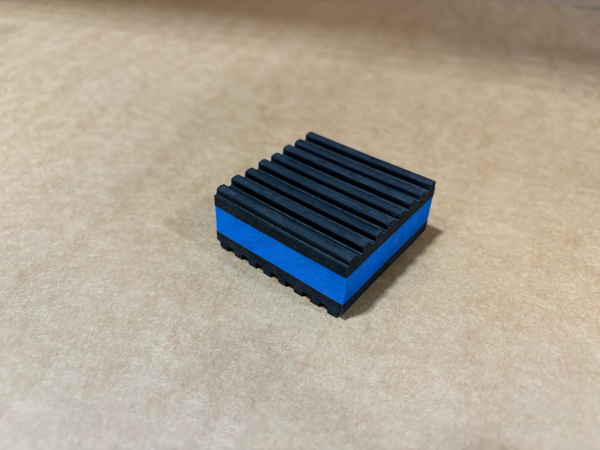 AirConSpares's tweet photo. Minimise vibrations with the Diversitech EVA Anti-Vibration Pad! 📉 2x2 inch, 7/8 inch thick—3:1 vibration attenuation. Resistant to oils; withstands 50 psi. 93 units sold in 2025 at £1.80. Great for HVAC! Shop now: Diversitech EVA Pad #AntiVibration #HVAC #AirConSpares https://t.co/ErtsiqGDoG
