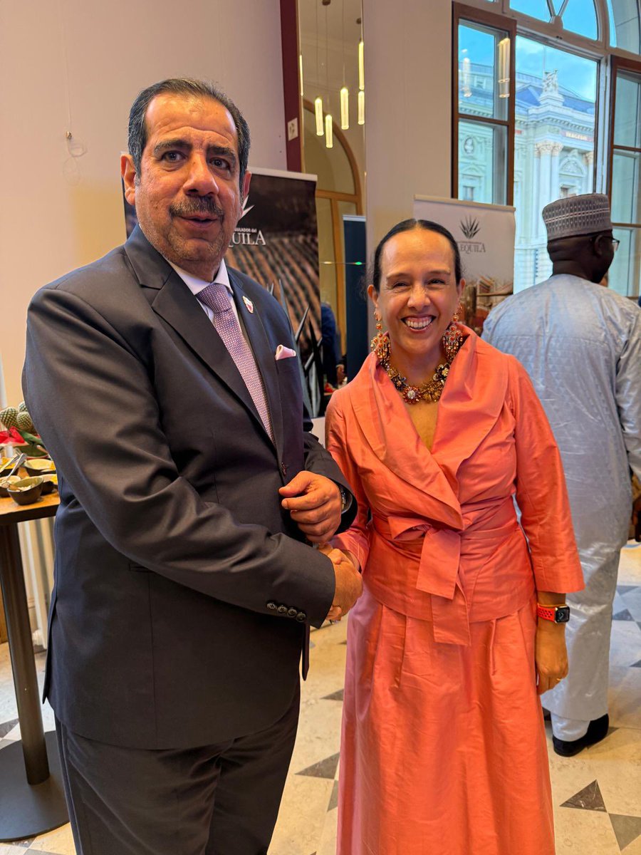 حضر سعادة السفير عبد الله عبد اللطيف عبد الله، المندوب الدائم لمملكة البحرين لدى مكتب الأمم المتحدة في جنيف، حفل الاستقبال الذي نظمته البعثة الدائمة للولايات المتحدة المكسيكية في جنيف، وذلك بمناسبة ذكرى اليوم الوطني.