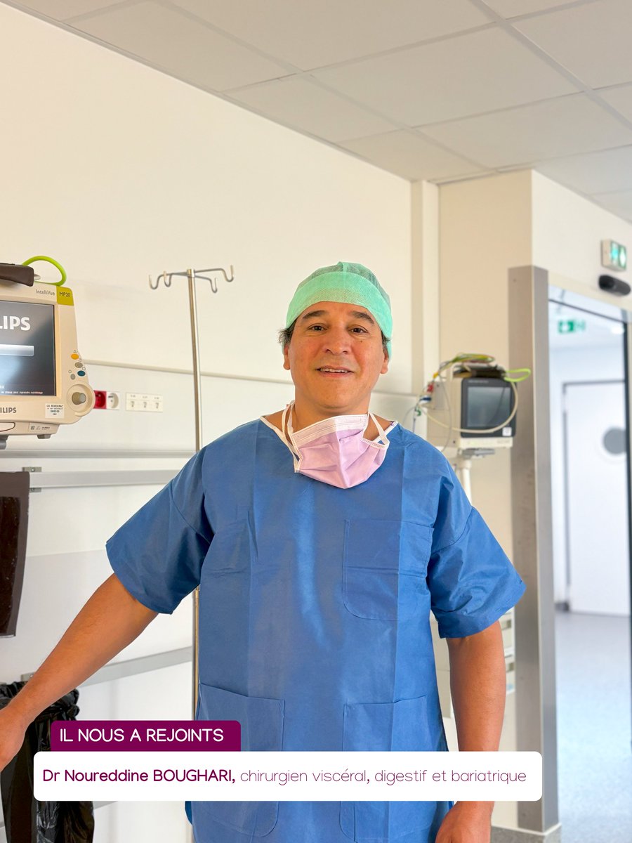 Nous souhaitons la bienvenue à trois nouveaux médecins dans nos équipes :
🔬 Dr Weismann LAI, biologiste,
🩻 Dr Vilyn TAUCH, radiologue,
🩺 Dr Noureddine BOUGHARI, chirurgien viscéral, digestif et bariatrique