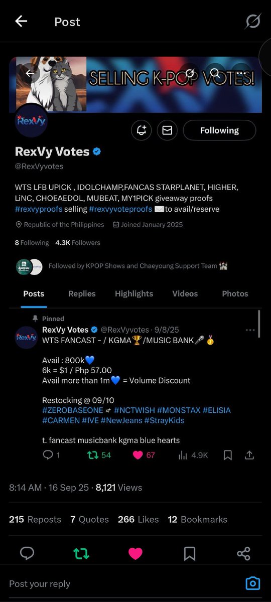 Chaengasaur's tweet photo. @CY_Philippines Done!! https://t.co/SPkeTgA2ek