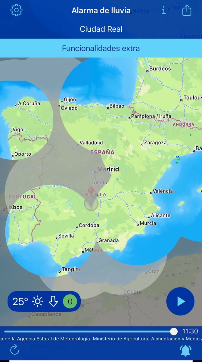 Estamos a punto de meternos, en teoría, en época de más movimiento meteorológico y se suman más radares caídos o en actualización. Tenemos media Península fuera de servicio, porque además de las zonas en sombra, en las de alrededor no se pillan bien las reflectividades