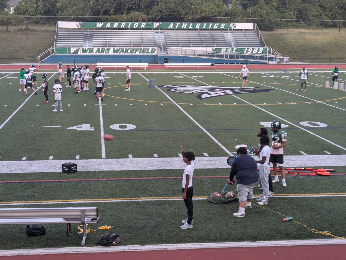 George "G" Fuentes QB 2029 (@gmaxfqb) on Twitter photo Thanks to all the parents and community that got the <a href="/WakeWarriorsFB/">Wakefield Football</a> a jugs machine. The wide receivers were using it. it is so cool Thanks to all the parents and community that got the <a href="/WakeWarriorsFB/">Wakefield Football</a> a jugs machine. The wide receivers were using it. it is so cool