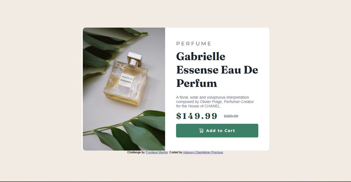 Olamilekan_lcc's tweet image. Just finished a challenge on Frontend Mentor! ✨
Challenges: responsiveness, typography, and layout clarity.
Solutions: CSS flexbox + refining typography scales.
Proud of the progress, open to feedback! 🙌
Live Demo: perfume026.netlify.app
#FrontendMentor #webdeveloper