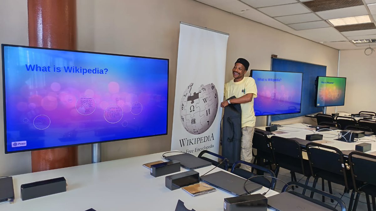 Wikimedia_ZA's tweet photo. SWiP Phase 2 has arrived at Mangosuthu University of Technology! Day one of the workshop is underway.

#WikimediaZA https://t.co/fnf2XkzU2P