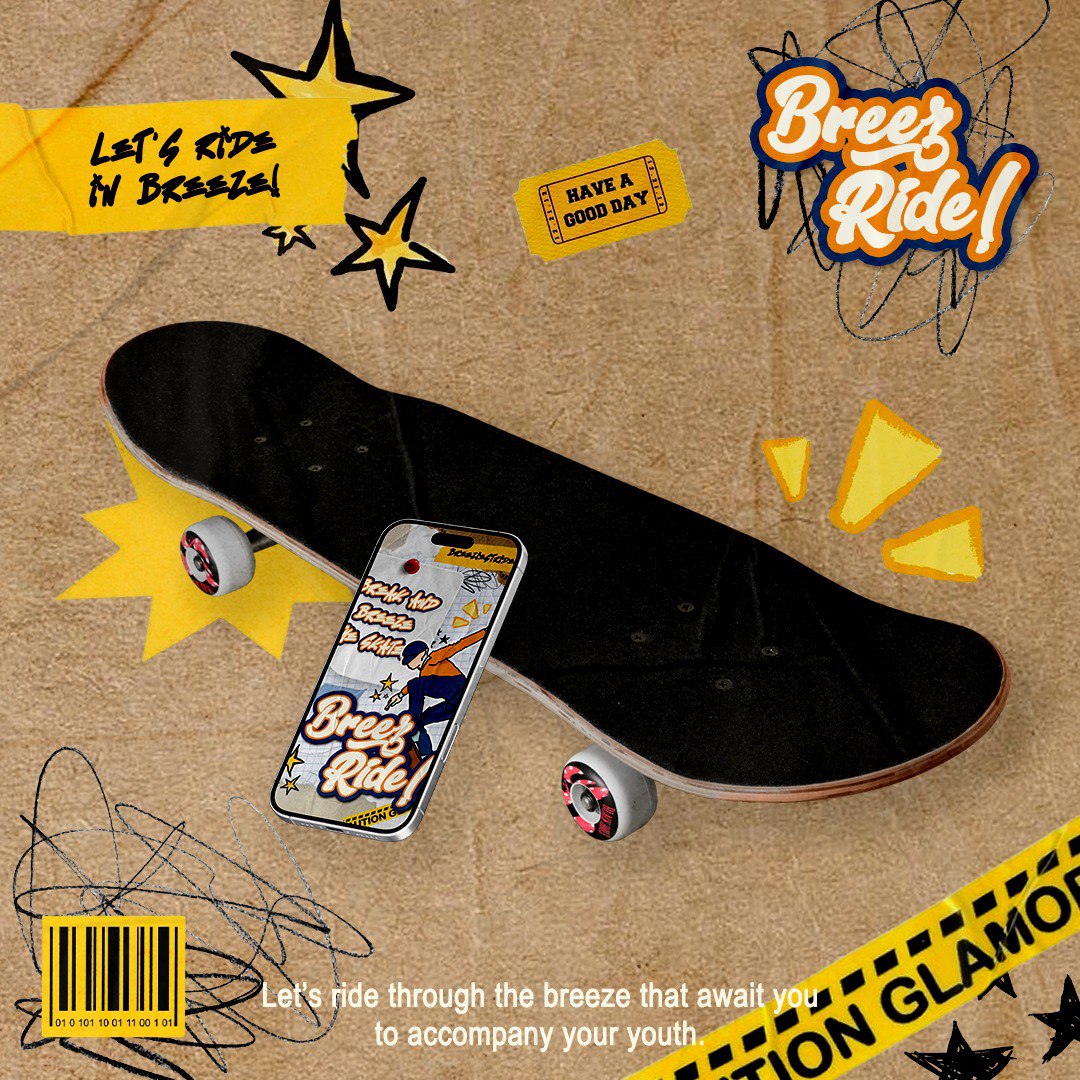 Siapa mau main skateboard keren?