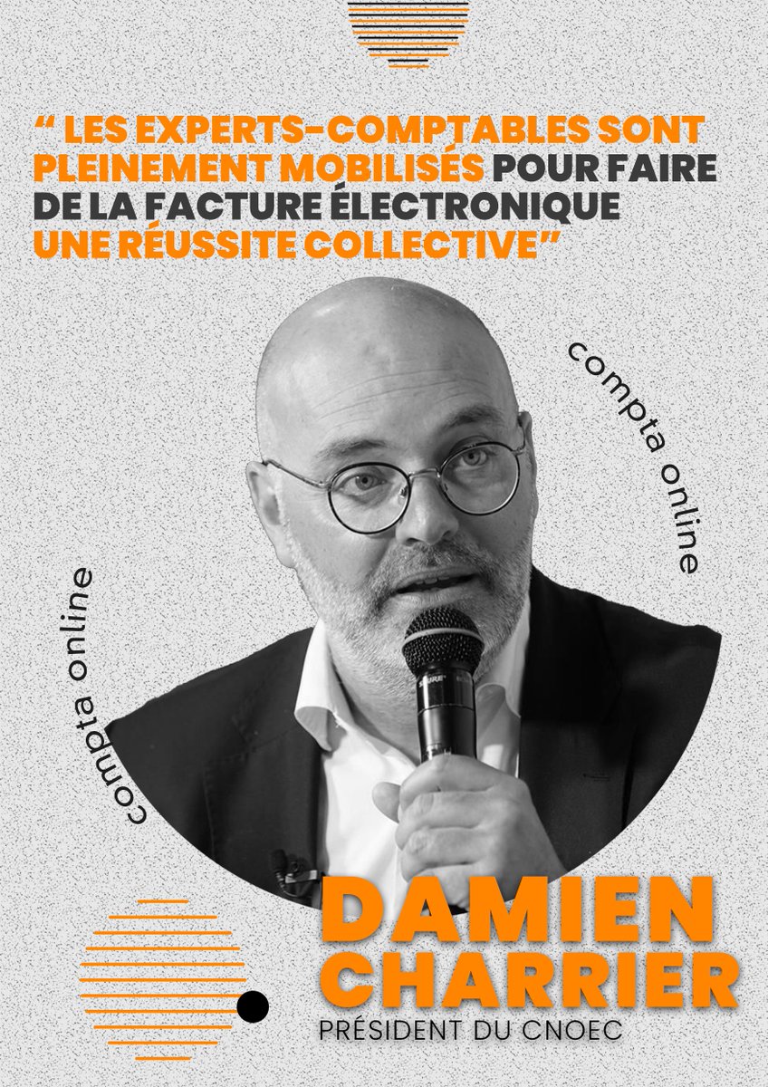 Compta Online 💚💜💙 (@comptaonline) on Twitter photo 🎙 <a href="/damiencharrier/">Damien CHARRIER</a>, président du CNOEC
« La réforme de la facture électronique constitue un tournant pour les entreprises. Ce n’est pas une contrainte, mais un levier de compétitivité et de sécurisation. »
✍🏻 Lire l'interview sur compta-online.com/reforme-factur… 🎙 <a href="/damiencharrier/">Damien CHARRIER</a>, président du CNOEC
« La réforme de la facture électronique constitue un tournant pour les entreprises. Ce n’est pas une contrainte, mais un levier de compétitivité et de sécurisation. »
✍🏻 Lire l'interview sur compta-online.com/reforme-factur…