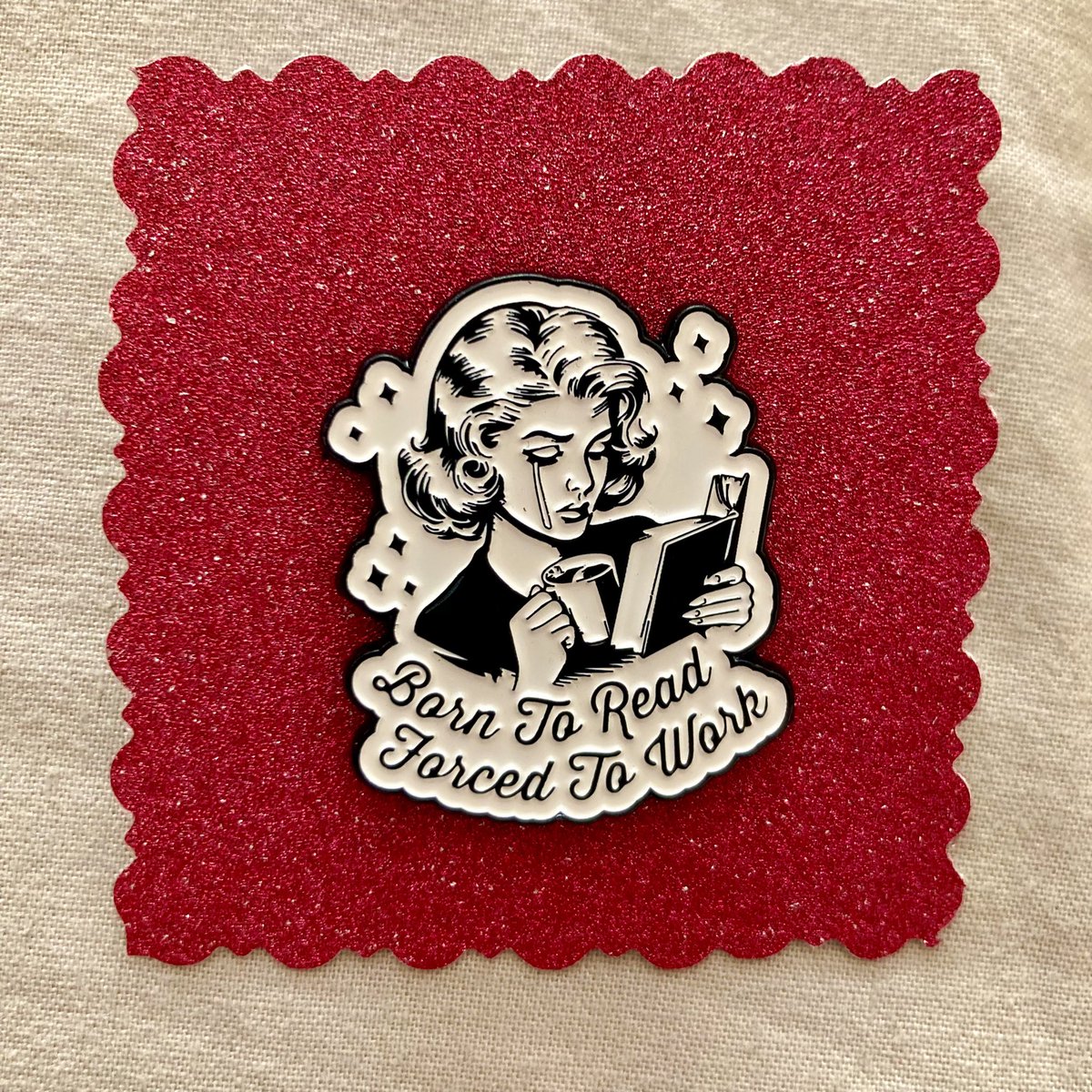 Born to read.
Forced to work.