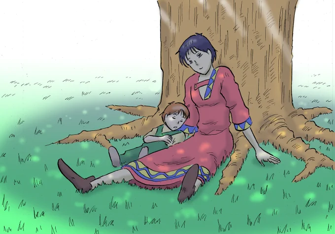 リイクニとマナ。