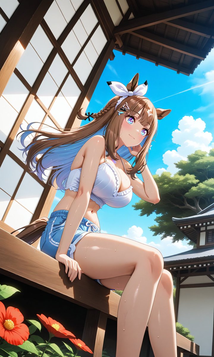 ALMfG22QVzognlK's tweet image. #ウマ娘 #PixAI #アーモンドアイ #umamusume  
残暑のアイちゃん
Tool:pixai.art/?utm_source=SMA