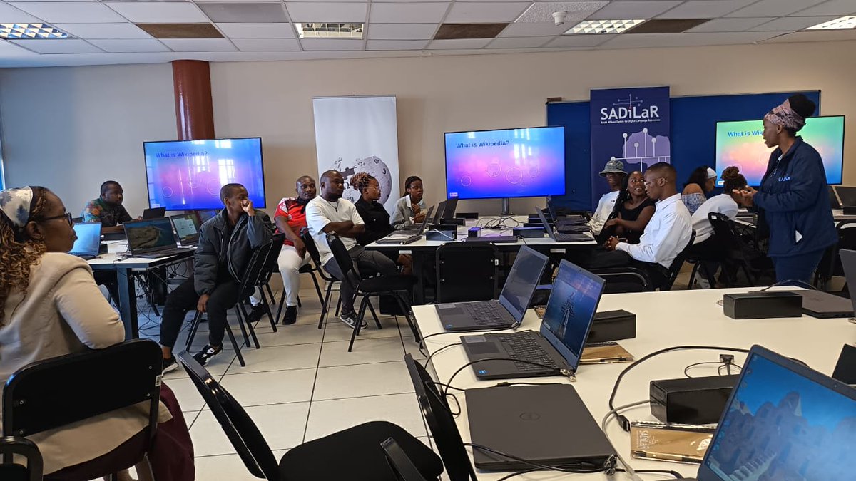 Wikimedia_ZA's tweet photo. SWiP Phase 2 has arrived at Mangosuthu University of Technology! Day one of the workshop is underway.

#WikimediaZA https://t.co/fnf2XkzU2P