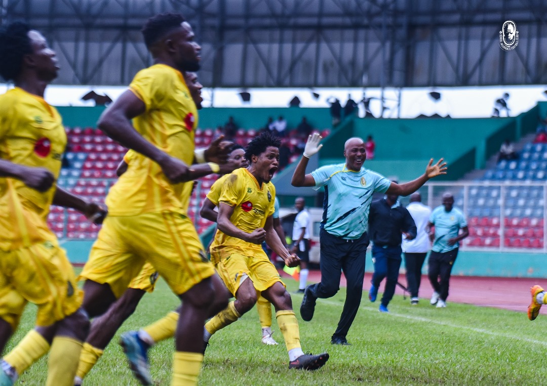 insurance_fc's tweet photo. Passion. Fight. Glory. 🔥 Action-packed moments from our weekend victory! #InsuranceFC #NPFL https://t.co/HHbXYyNMs6