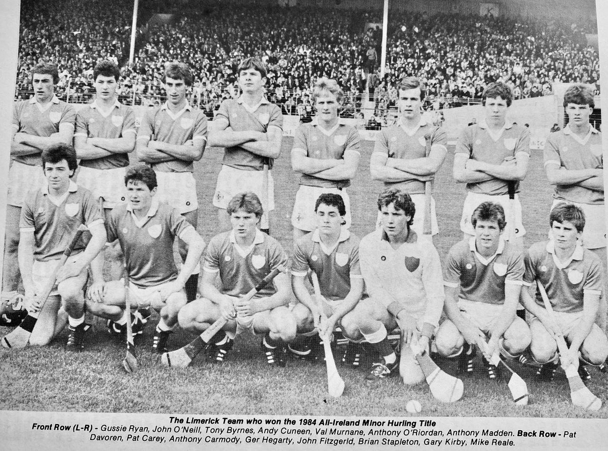 ON THIS DAY: 41 years ago
Limerick defeat Kilkenny in a replay to clinch the Centenary All Ireland minor title in Thurles on September 16th 1984
Result: Limerick 2-05 Kilkenny 2-04
