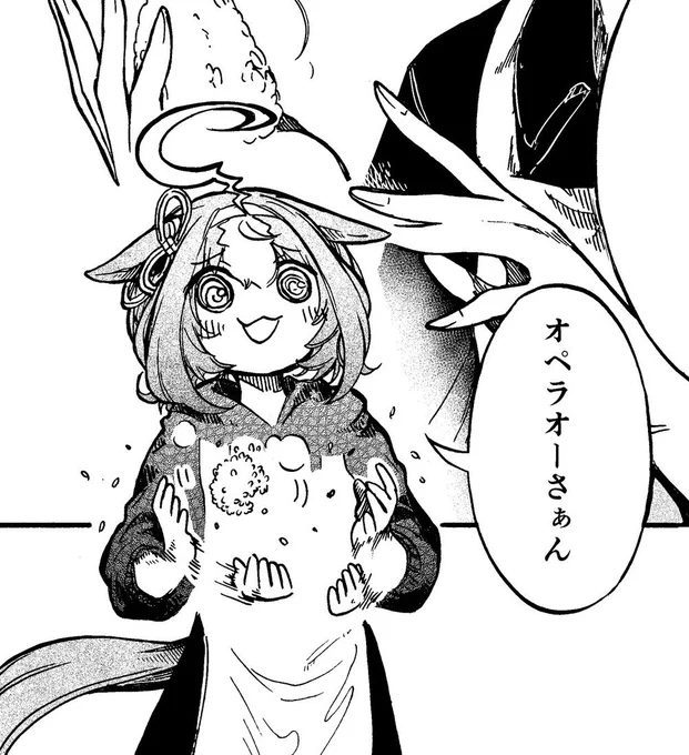 ご飯合同誌で描かせていただいたときの、お米があつあつすぎて握り飯になる前に米粒が飛び散り無くなるドトちゃん 