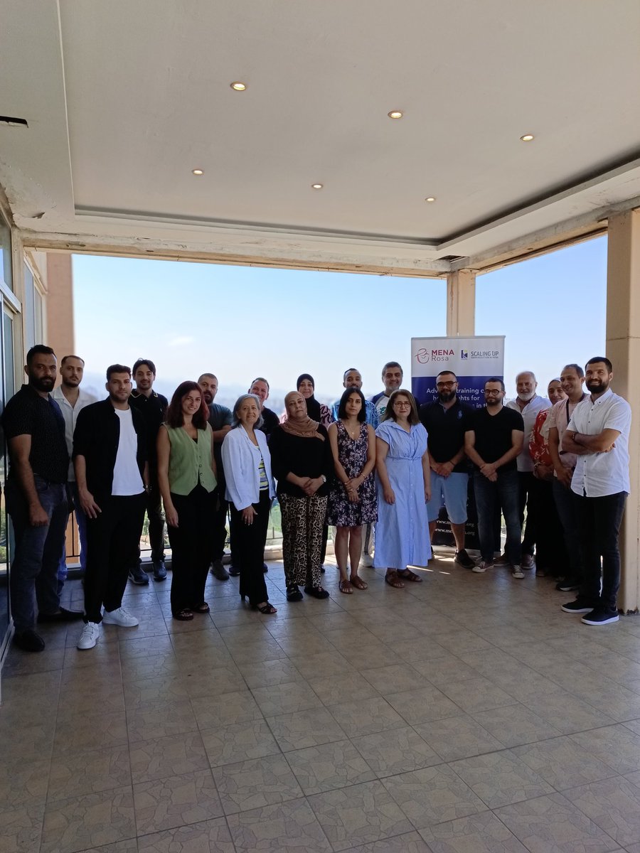 Last week, we implemented the “Advocacy training on health rights for community leaders in the MENA region” In collaboration with   <a href="/MENARosa2/">MENA Rosa</a>
Participants from Egypt, Jordan, and Lebanon united to build skills and share experiences.
Thanks to all our partners and participants.