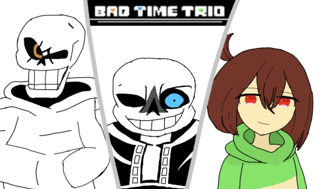 Mani_SRe's tweet photo. UNDERTALE10周年おめでとう
#undertale10thanniversary
#undertale
#badtimetrio https://t.co/ZDkqYXZlIH