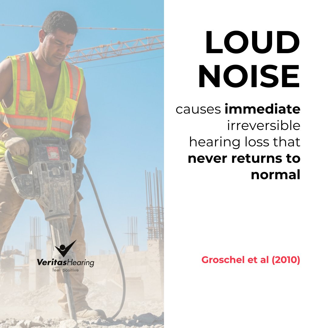 VeritasHearing's tweet image. Wearing hearing protection when being exposed to loud noise is so, so important. It can cause irreversible damage to your hearing❗
#noiseinducedhearingloss #hearingloss #hearingprotection #hearinghealth #veritashearinguk #awardwinningcompany

*Study conducted in 2010 using mice*