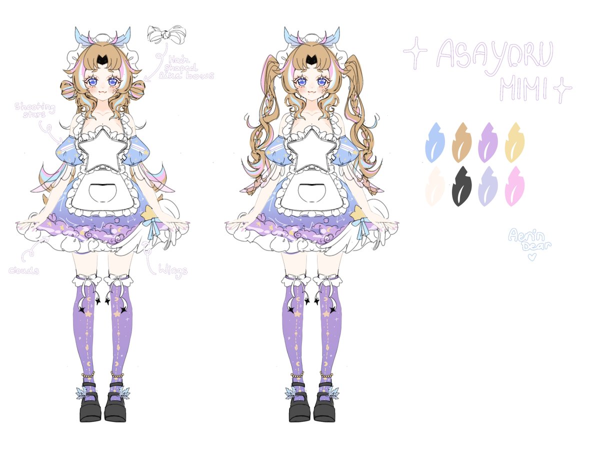 aerindear's tweet photo. Surprise me outfit design 𓅓
Ready to serve dreams and sweets~ https://t.co/PwGYqICBaK