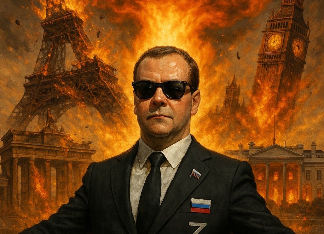 ديميتري ميدفيديف -أحد أقوى رجال الكرملين-:

إذا أسقط حلف شمال الأطلسي (الناتو) طائرات درون روسية فوق أوكرانيا، فهذا يعني حرب مباشرة بين الحلف وروسيا.