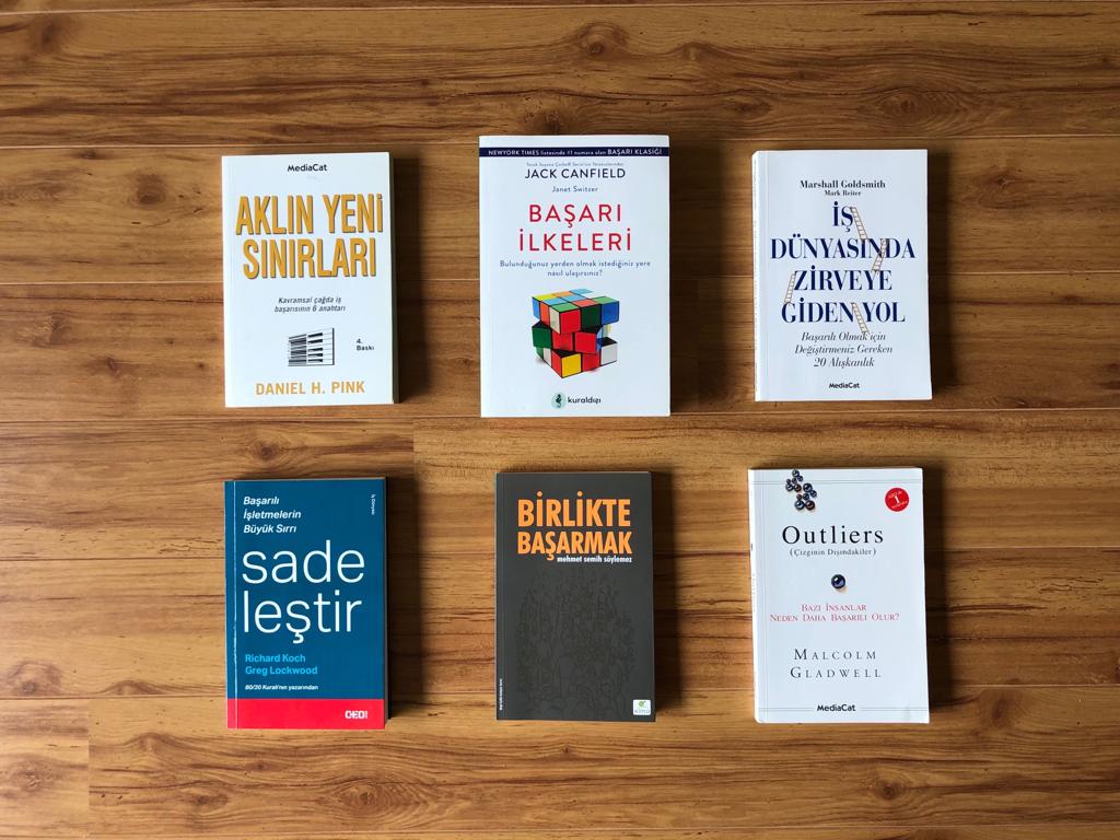 "Başarıların başlangıç ​​noktası istemektir."
Napolyon Hill

Başarı ile ilgili 6 değerli kitap:

1. Başarı İlkeleri
2. İş Dünyasında Zirveye Giden Yol,
3. Aklın Yeni Sırları,
4. Outliers
5. Sadeleştir
6. Birlikte Başarmak