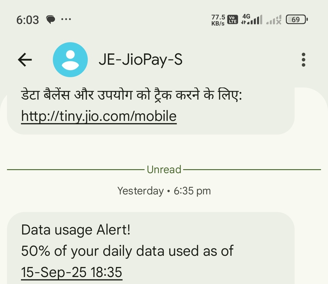 Jaysddn's tweet photo. Since yesterday internet is not working and now I received this message attached below, R U SELLING MY DATA PACK TO SOMEONE ELSE ❓
@reliancejio @RelianceJioCare @RIL_Updates #MukeshAmbani #Neetaambani #RelianceIndustriesltd https://t.co/z0KZTmNc77