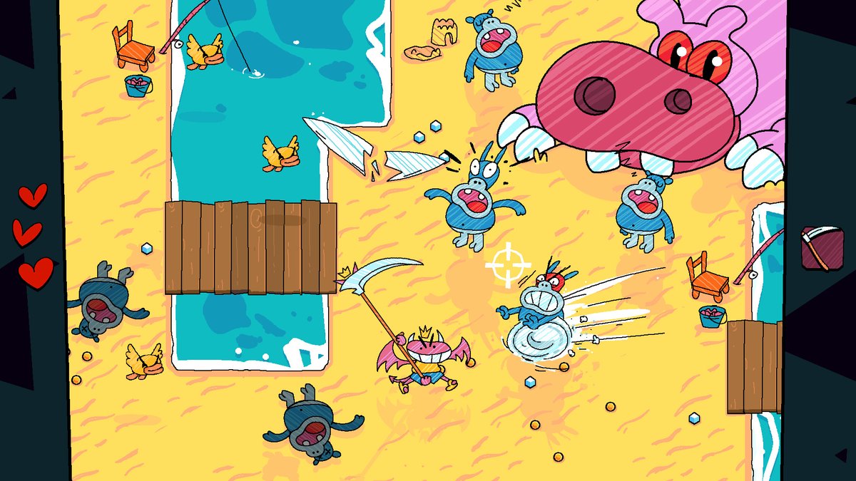 Gotta say I'm proud as hell of something such simple in terms of style as Die or Die

Support this little game with a WISHLIST, please. I really want to keep doing games 😅

(Link in the reply)