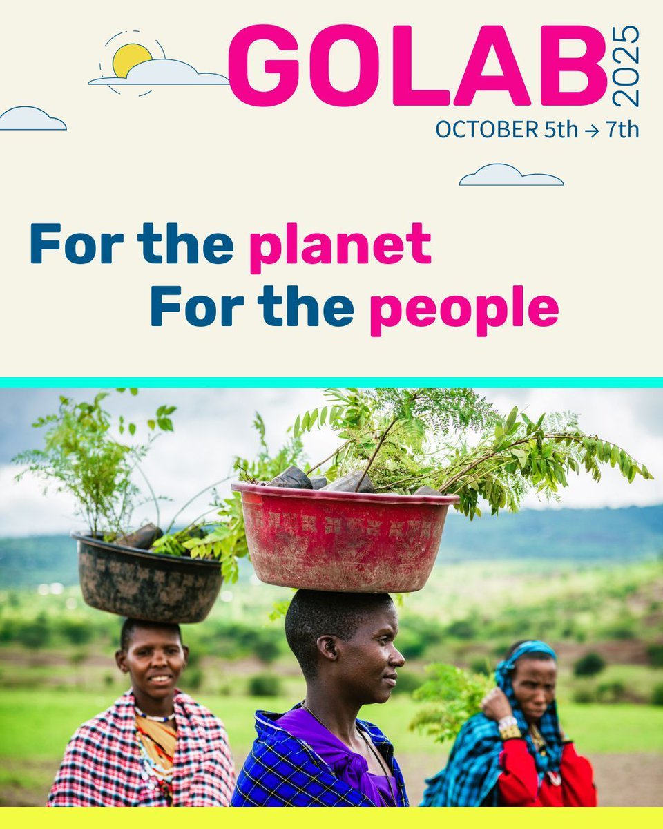golab_conf's tweet image. 🌳 One attendee, one tree 
 This year at #GoLab, we’re planting a tree for every single participant — creating a forest of 500 trees in Tanzania with our partner @ZeroCO2.
These trees will help offset travel emissions to Florence. But that’s just the beginning.
#Golab2025
