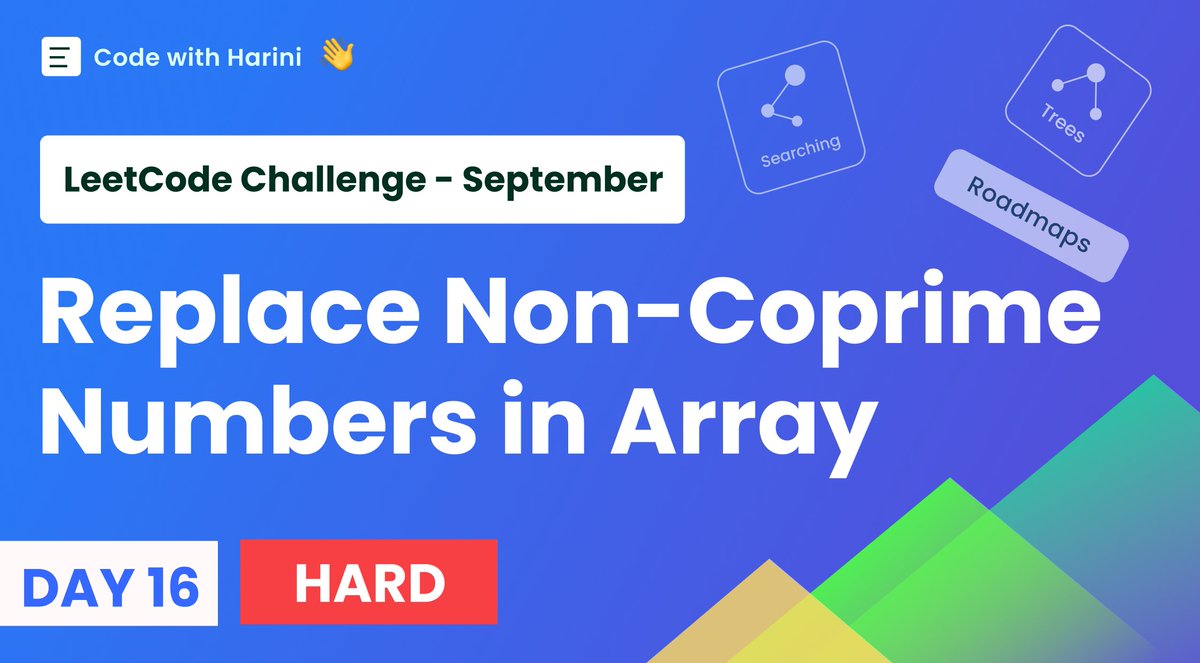 _CodeWithUs_'s tweet image. Sep day 16 Challenge is live, please do check it out ✅
youtu.be/HL6oyJDdOVI
.
.
.
.
.
.
.
.
.
.
.
.
.
#leetcodesolution #LeetCode #leetcodedaily #leetcodehard #leetcodegrind
#faangprep #startup #dsa #math #codeexplain #coderlife #codingchallenge #prepareinterview