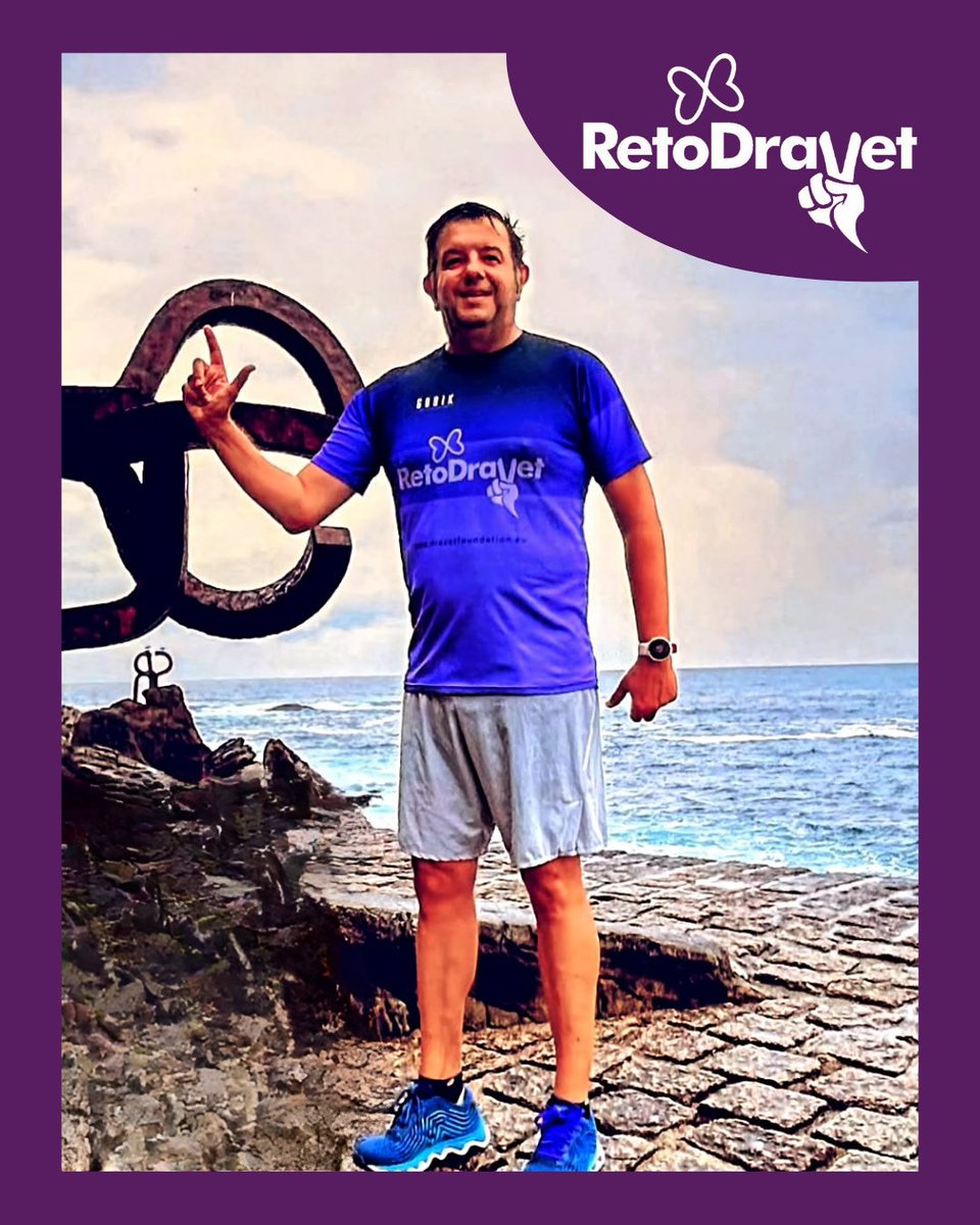 🏃‍♂️💜 ¡Ángel entrena a tope con la #morada para la Behobia-SS por nuestros guerreros #Dravet! 🦋💪 Subiendo intensidad y en breve con paradas como Bilbo 10K y Murallas 15,9K. 🌟 ¡Únete a #RetoDravet y hazte con tu camiseta solidaria en shop.retodravet.com! 🫶 #JuntosPorDravet