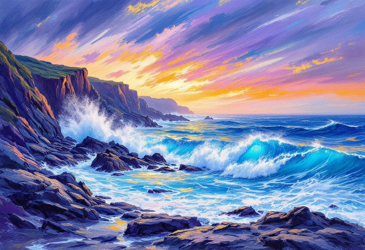 PromptSin's tweet image. Chasing sunsets and waves—find your peace in nature 🌅🌊! Embrace the calm today. #CoastalVibes #NatureLovers