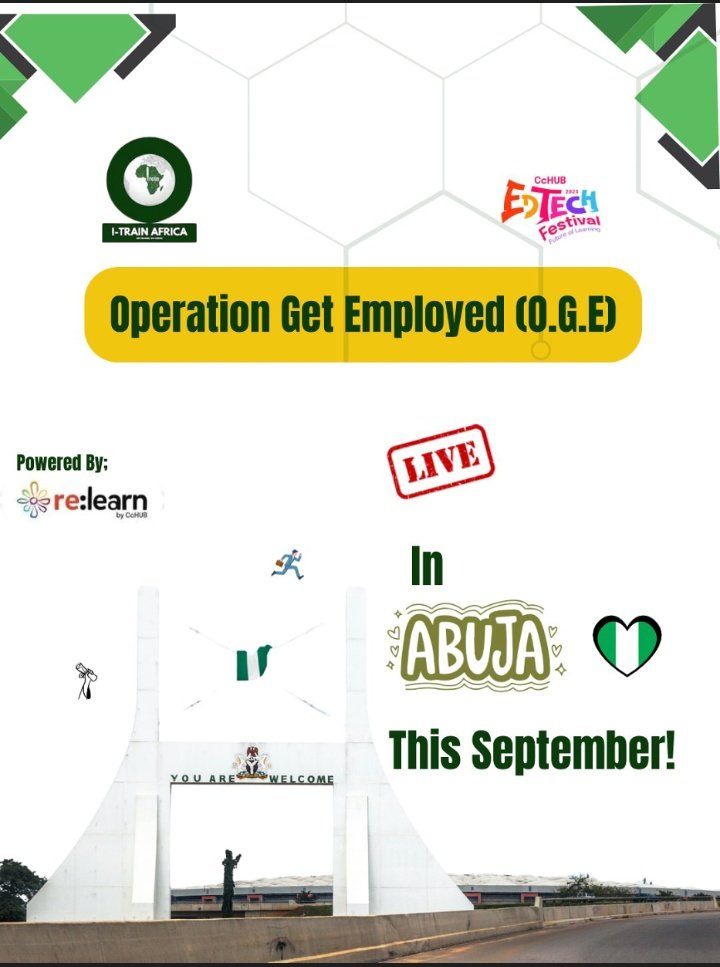itrainafrica's tweet photo. Dear HR, we've found your next hire. Not The iconic O2, not even the legendary Fisayo Fosudo but the learners from @itrainafrica EdTech Festival Abuja 🚀 Skills employers want, none of the guesswork. #OperationGetEmployed #EdTechFestival #CCHub #MastercardFoundation #ITrainAfrica https://t.co/vkr5BLXVvS
