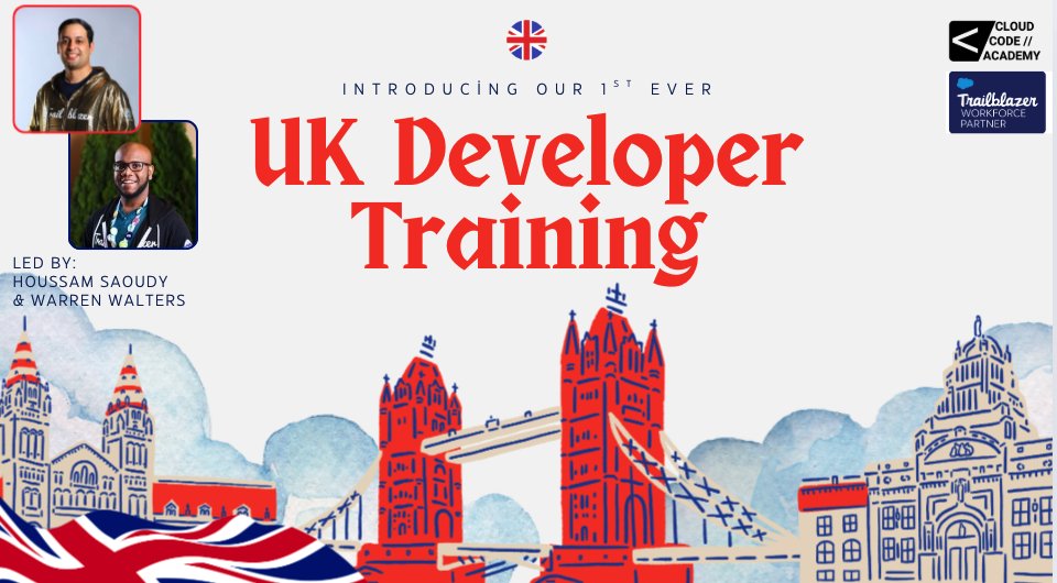🇬🇧 UK, you asked, I listened!
The 1st ever UK Developer Training 🎉

✔ Live sessions 6:30pm UK
✔ Lead Trainer Houssam Saoudy 25x Certified, MVP Hall of Fame, Golden Hoodie recipient
✔ Designed for Admins, Consultants &amp; aspiring Devs ready to level up!

🗓 Enrollment: Sept 29