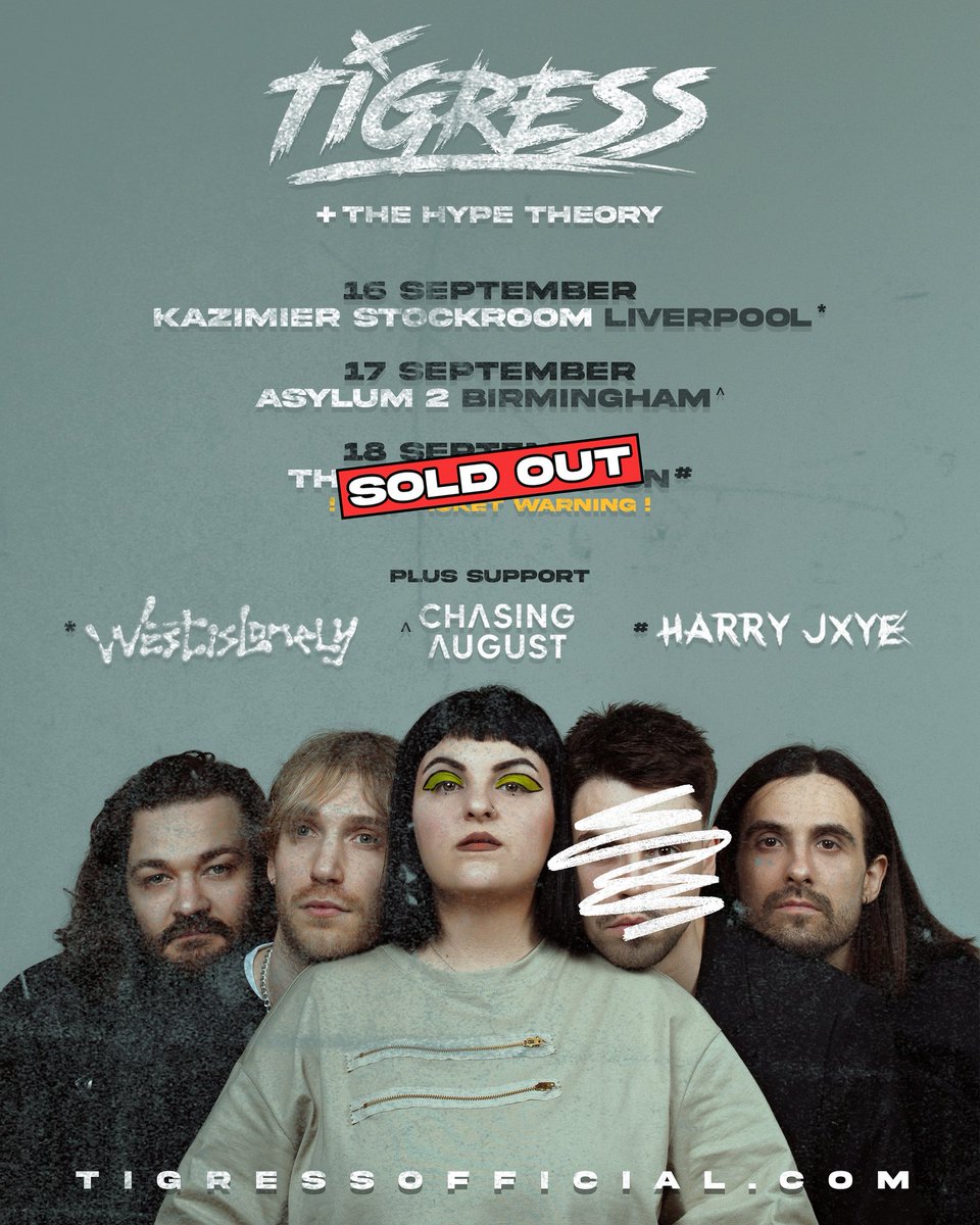 LONDON… You’ve done it again. We are SOLD OUT. Liverpool, see you tonight 💪🤘