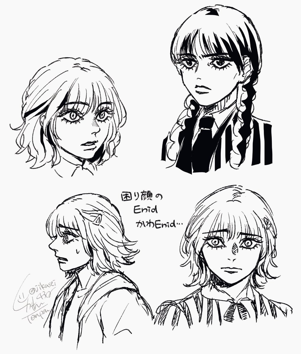小休憩の度にちまちま落書きしている 