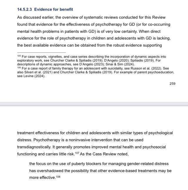 <a href="/PJudiciaria/">Polícia Judiciária</a> <a href="/damasiousc/">Antonio Damasio</a> <a href="/IsabelLMMoreira/">Isabel Moreira</a> As the Cass Review noted,

“the focus on the use of puberty blockers for managing gender-related distress has overshadowed the possibility that other evidence-based treatments may be more effective.”

O HHS deu-me razão, já digo isto há 2 ANOS 📢

Source: opa.hhs.gov/sites/default/…
